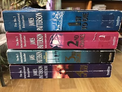 4x James Patterson Women's Murder Club Bundle 1st / 2nd / 3rd / 4th Paperbacks • $25