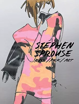 STEPHEN SPROUSE: XEROX/ROCK/ART: AN ARCHIVE OF DRAWINGS - Hardcover *BRAND NEW* • $38.95