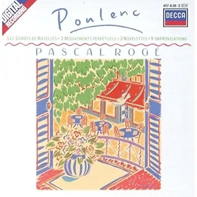 Poulenc: Piano Music (Les Soir�es De Nazelles 3 Mouvements Perpet... -  CD 8WVG • £3.49