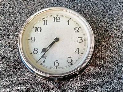 1940's Ww2 Era RAF Wall Clock Ref No. 10A/10449 Bakelite / Chrome • £175