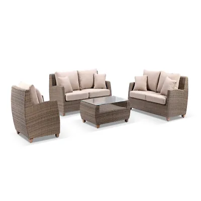 $2767.50 • Buy NEW Grange 3+2+1 Outdoor Wicker Lounge Setting With Coffee Table | Patio Garden