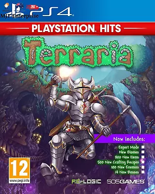 Terraria Playstation Hits Playstation 4 Video Game • $49.95