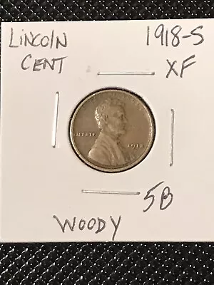 1918-S Lincoln Cent XF • $5.85