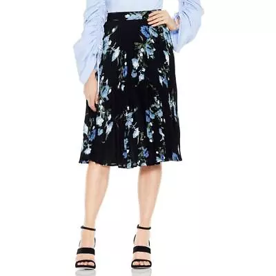 NWT Womens Plus Size 18W Vince Camuto Windswept Bouquet Pleated Midi Skirt • $29.99