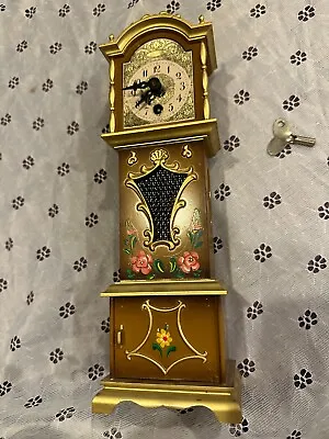 Adorable Vintage Mini Grandfather Clock With No Key W Germany • $25