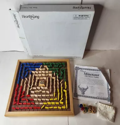 Hearth Song Wooden Minotaur The Maze Game 714627 2000 Hearthsong • $30