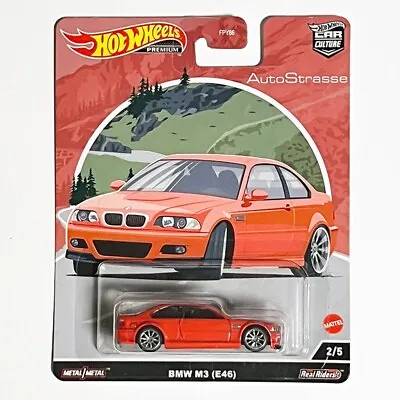 Hot Wheels Premium Auto Strasse BMW M3 E46 (Red) Car Culture • $20.38