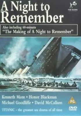 A Night To Remember DVD (1998) Kenneth More Ward Baker (DIR) Cert PG • £3.48