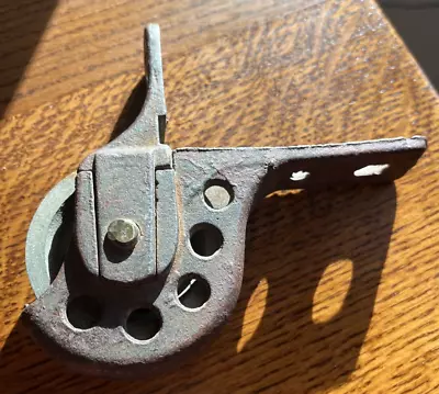 Antique Vintage ? Barn Door Roller/Pulley Heavy Metal • $20.90