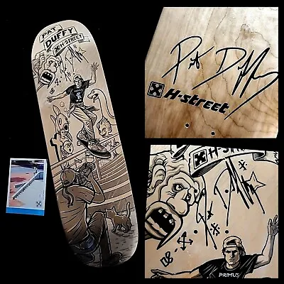 Pat Duffy Signed H-Street Back Lip Autograph Skateboard Auto Park & Pool Deck • $212.49