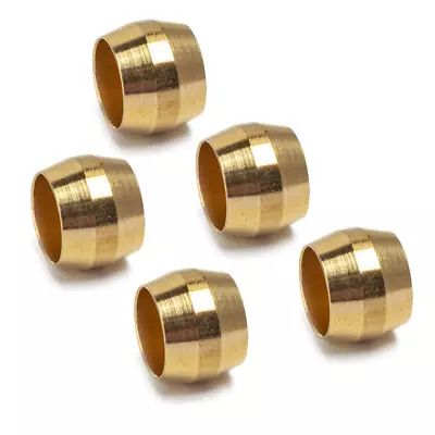 LTWFITTING 1/4-Inch Brass Compression Sleeves FerrelsBrass Compression Fitting( • $13.98