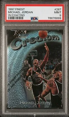  1997-98 Finest Creators #287 Michael Jordan S With Coating Graded PSA 9 Mint • $95