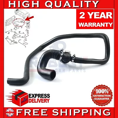 For Vauxhall Opel Astra H Mk5 Zafira B Mk2 Radiator Outlet Hose 13118272 • £24.50