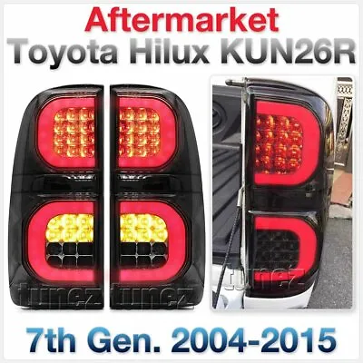 $119.21 • Buy LED Tail Rear Lamp Lights Set Pair For Toyota Hilux KUN 26 SR SR5 Workmate Tunez