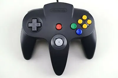 N64 Controller - Black/Grey - Made In Japan - AUTHENTIC | TIGHT STICK | TESTED • $26.95