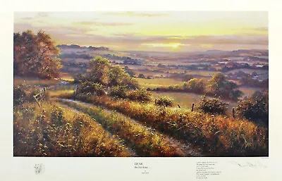 David Dipnall  Dusk - The Last Hour  Limited Edition Signed Sunset Green Print • £39.99