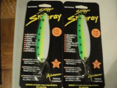 2 - Michigan Stinger Stingray Spoons (tropical Thunder) Nip • $18