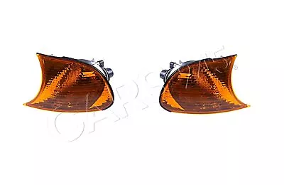 BMW 3 SERIES E46 LCI Facelift Coupe Cabrio 01-03 Amber Corner Light Set Le+Ri • $48.40