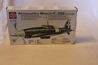 1/72 Scale Super Model Macchi C. 202 Folgore Model Kit #10-010 BN Open Box • $22.50