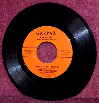 Bobby Pickett Monster Mash / Monsters' Mash Party 45 PLAY GRADED Fully Tested • $24.95