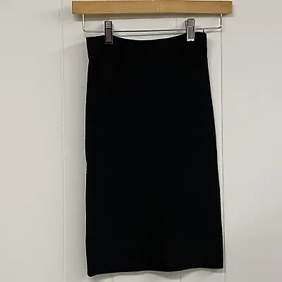 BCBG Maxazria Alexa Skirt Womens XS Black Stretch Bodycon Bandage High Waist • $40.47