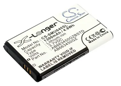 Replacement Battery For Samsung AB663450GZBSTD Mobile SmartPhone • $18.47