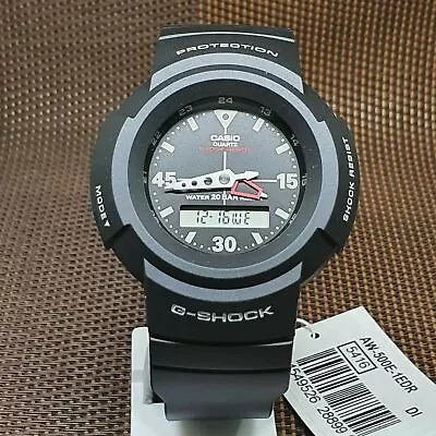 Casio G-Shock AW-500E-1E Black Resin Analog Digital Men's Sport Watch AW-500E • £90.82