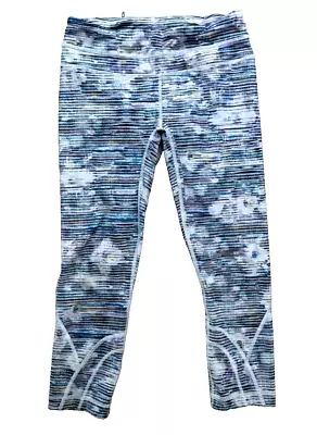 Lululemon Women's Run: Inspire Crop Blurry Belle Multi / Black Women's Size 6 • $15.97