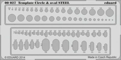 $8.23 • Buy Eduard 27 Circle & Oval Scribing Template