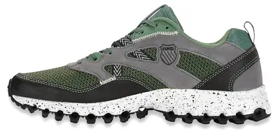 K-Swiss Tubes Trail 200 SE Shoes - NEW Mens Size 10.5 Green / Grey - #42950-WL • $39.95