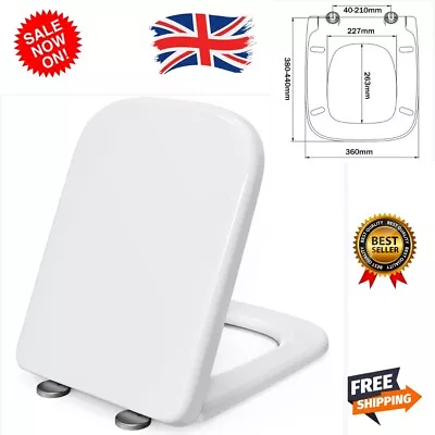 Rak Series 600 Soft Close Toilet Seat Quick Release Universal Rak Toilet Seat UK • £39.99