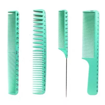Non-slip Handle Laser Scale Hair Comb Professional Hairdressing Comb • £3.19