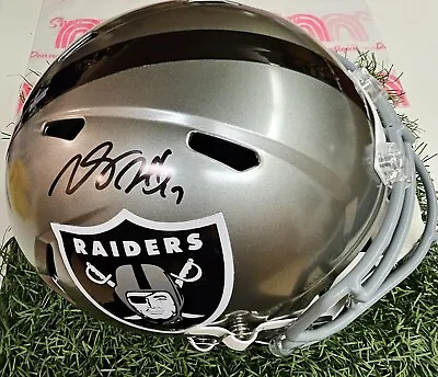 Devante Adams Signed  Full Size Helmet Las Vegas Raiders Beckett Holo • $458.58