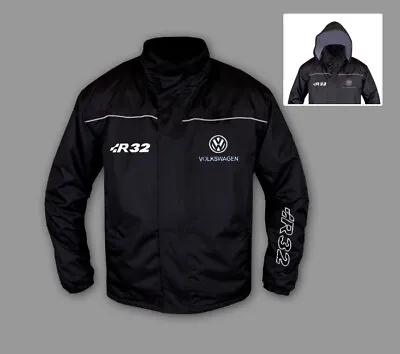 New Mens Volkswagen R32 Windbreaker Jacket With High Quality Embroidered Logos • $65.86