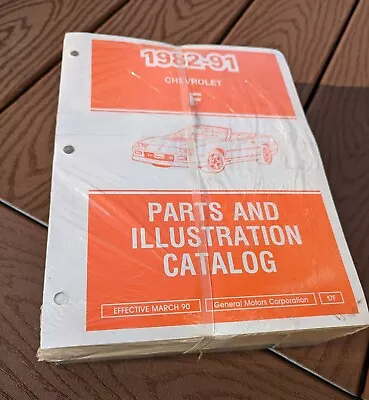 1982-1991 Chevy Camaro Master Illustrated Parts Number Catalog Book F-Body IROC • $135