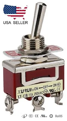 Heavy Duty Spdt On-off-on Toggle Switch 20a 125v 15a 250v Screw Terminals (13b) • $4.95