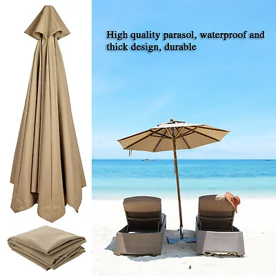 $73.99 • Buy 3M Outdoor Market Patio Table Umbrella Heavy Duty UV Sun Beach Garden Cover AU