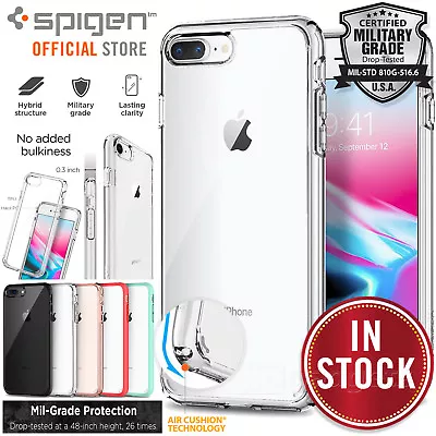 $24.99 • Buy Genuine SPIGEN Ultra Hybrid 2 Hard Cover For Apple IPhone 8 Plus/ 7 Plus Case