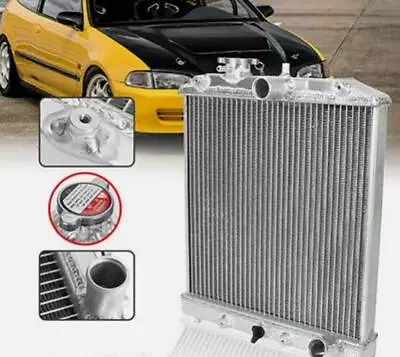 26mm Aluminum Radiator For 1992-00 Honda Civic Del Sol Integtra DC EG D15 D16 MT • $44.98