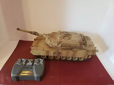 M1A2 Abrams 27Mhz 1:24 Scale R/C Tank By XQ Toys • $165.93