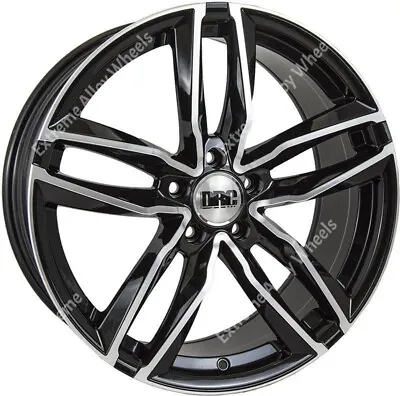 19  Black DAA Alloy Wheels Fits Nissan Elgrand Juke Murano Qashqai X Trail 5x114 • £719