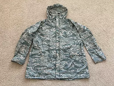 $34.99 • Buy USAF Orc Industries Military Improved Rainsuit Parka Digital Camo W/ Hood LARGE