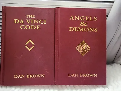 (C568) Angels & Demons And The Da Vinci Code (2 Books Hardcover Box Set)  • $12