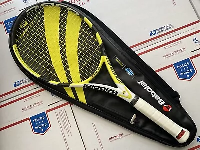 RAFAEL NADAL Babolat Aeropro Drive Tennis Racket 4 1/2 ORIGINAL NEW • $500