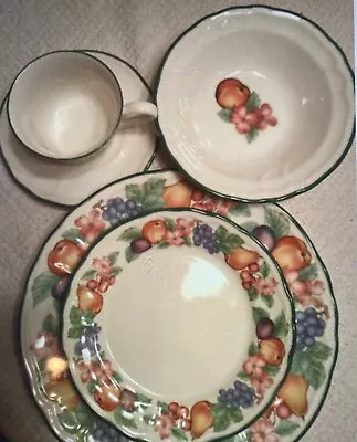 Epoch Noritake Market Day~19 Piece Dinner Set~Service For 4 • $88.32