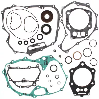 Vertex Complete Engine Rebuild Gasket Kit W Oil Seals Foreman 500 4x4 ES 05-11 • $127.23