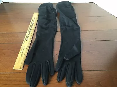 Black  Long Opera Gloves ~   Elbow Length Wedding ~Party ~Prom • $19.99