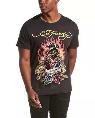 Ed Hardy Rhinestone Fire Bird T-Shirt Men's • $42.99