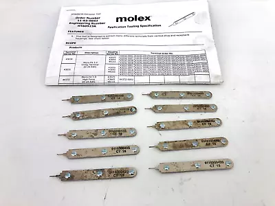 Lot Of 10 New Molex 011030043 Extraction Tool For Micro-Fit Terminals HT60923A • $99.95