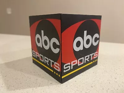 ABC Sports TV Microphone Mic Flag Cube • $149.99